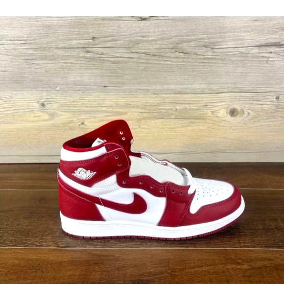 Air Jordan 1 Retro OG Shoes Artisanal Team Red White Men Size 8.5 DZ5485-160 - Picture 8 of 15